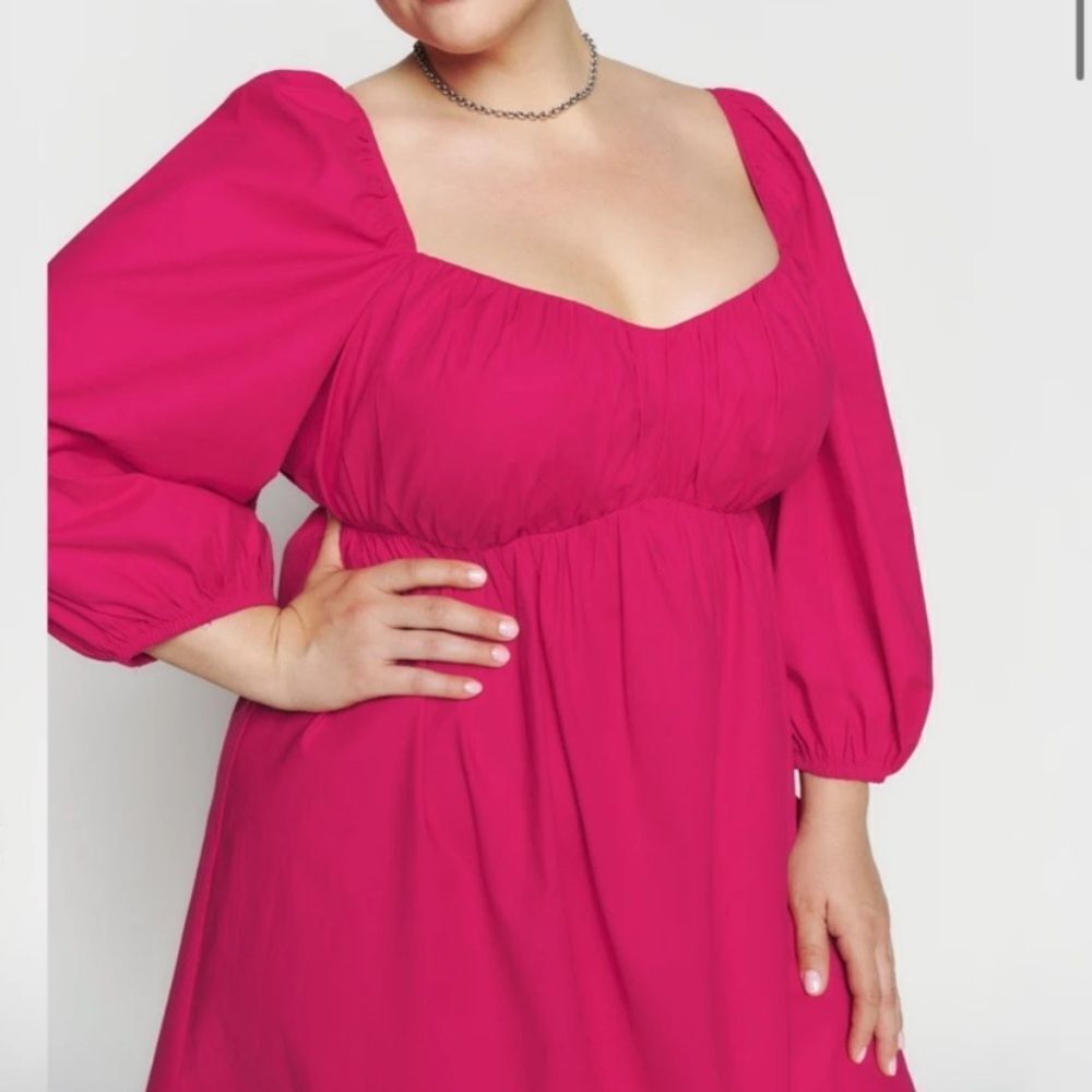 New Reformation Pink Farley dress - Picture 5 of 9